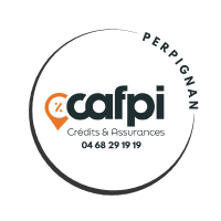 Cafpi Perpignan - Courtier en Crédits et Assurances Logo Cafpi Perpignan, courtier en crédits et assurances. Icône orange avec % et numéro 04 68 29 19 19.